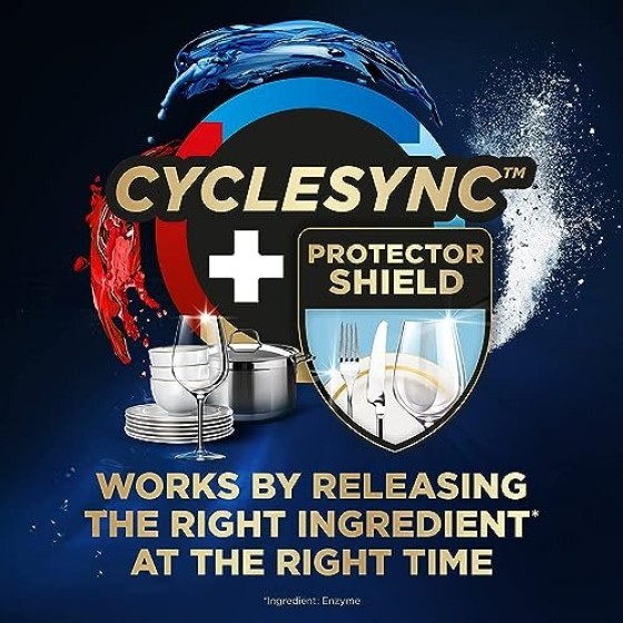 Finish Ultimate Plus Infinity Shine Dishwasher Tablets bulk | Scent : Lemon | Size: Total 105 Dishwasher Tabs |For Unbeatable* Clean and Diamond